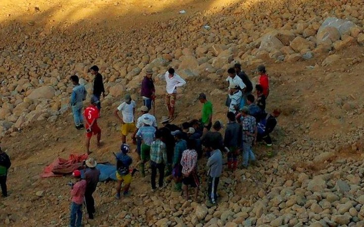 Sập mỏ ngọc ở Myanmar, ít nhất 14 người chết