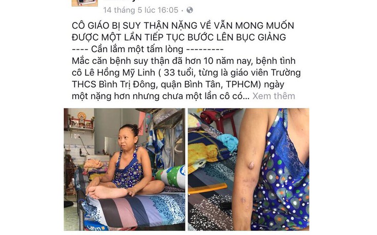 Chuyện đẹp trên mạng xã hội: Dành tiền học bổng giúp cô giáo chữa bệnh!