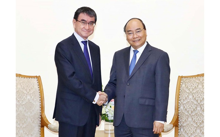 Thủ tướng Nguyễn Xuân Phúc tiếp đại diện các nước đến dự WEF ASEAN 2018