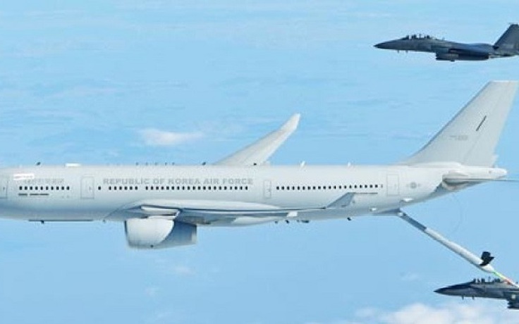 Hàn Quốc triển khai máy bay tiếp dầu đầu tiên