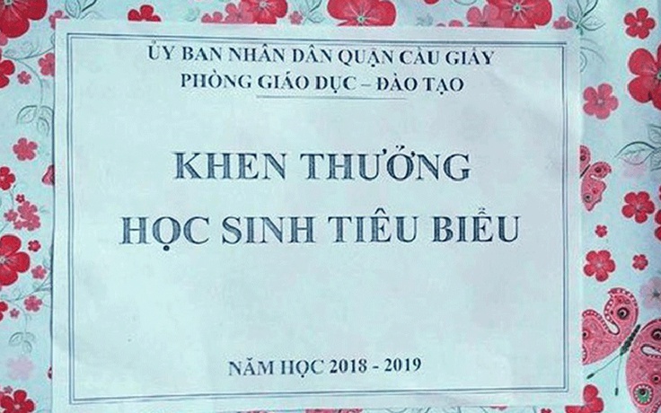 Câu chuyện giáo dục: Giấy khen không có lỗi