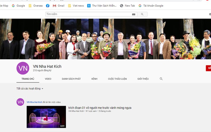 Đưa nhà hát Việt lên YouTube