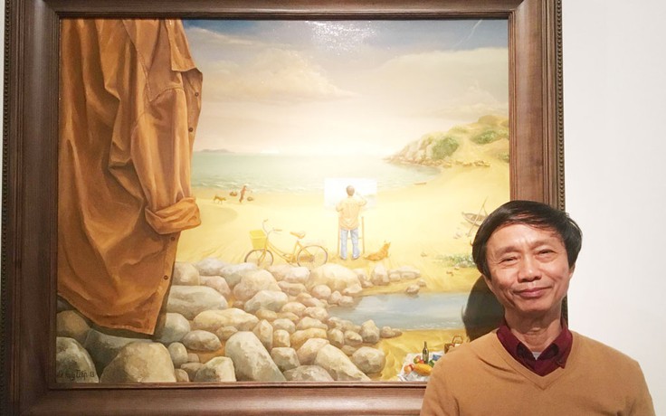 Hành trình 50 năm hội họa của họa sĩ Lê Huy Tiếp