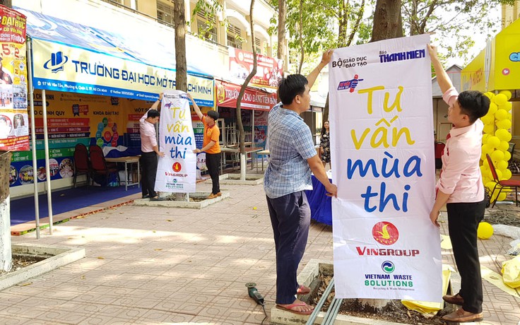 Sẵn sàng đón học sinh tham gia khai mạc Tư vấn mùa thi 2021