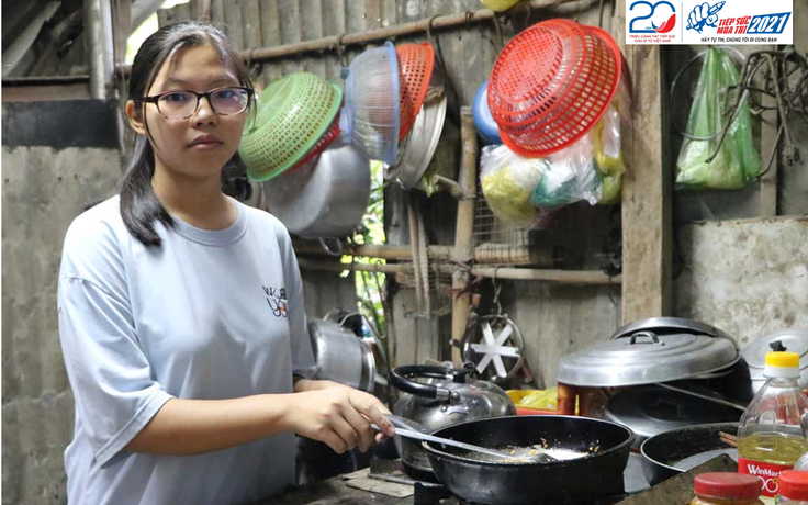 Cô học trò 'bữa đói, bữa lo không gì ăn' nuôi ước mơ vào đại học