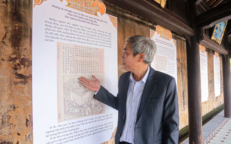 Triển lãm bản 'Truyện Kiều' chép tay cực hiếm của Hoàng gia triều Nguyễn