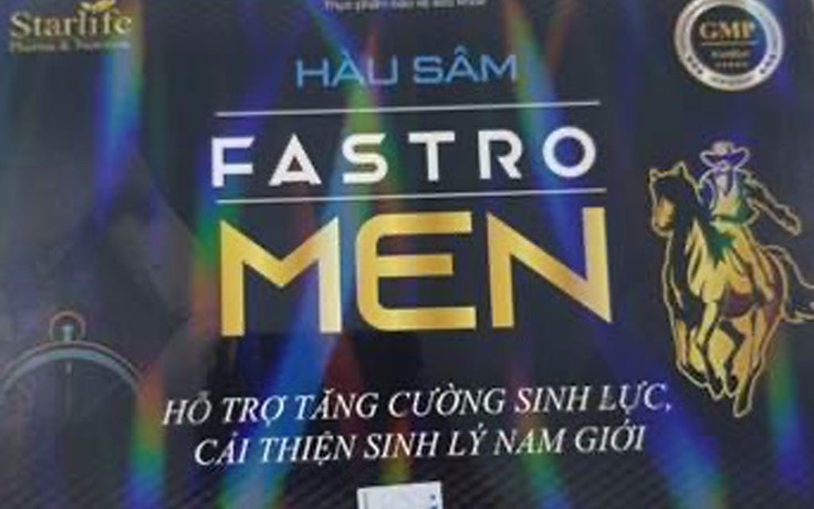 Phát hiện sản phẩm Hàu sâm Fastro Men chứa chất cấm