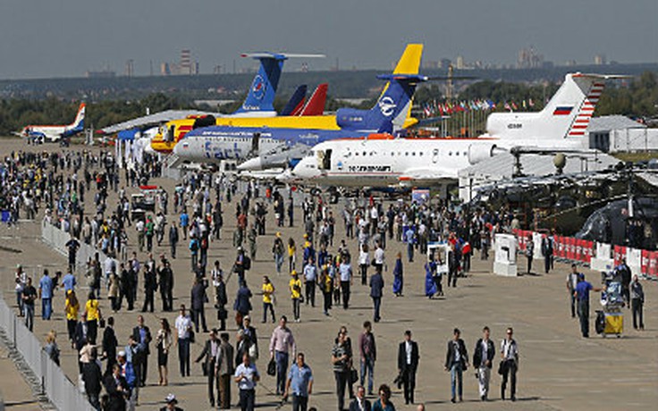 Triển lãm hàng không của Nga thất thu vì suy thoái và cấm vận