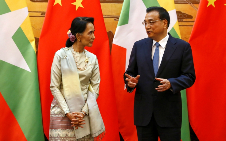 Bà Suu Kyi hứa giải quyết dự án xây đập của Trung Quốc