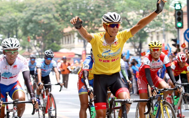 Cua rơ Lào đoạt áo vàng chung cuộc Giải xe đạp truyền hình TP.HCM 2017
