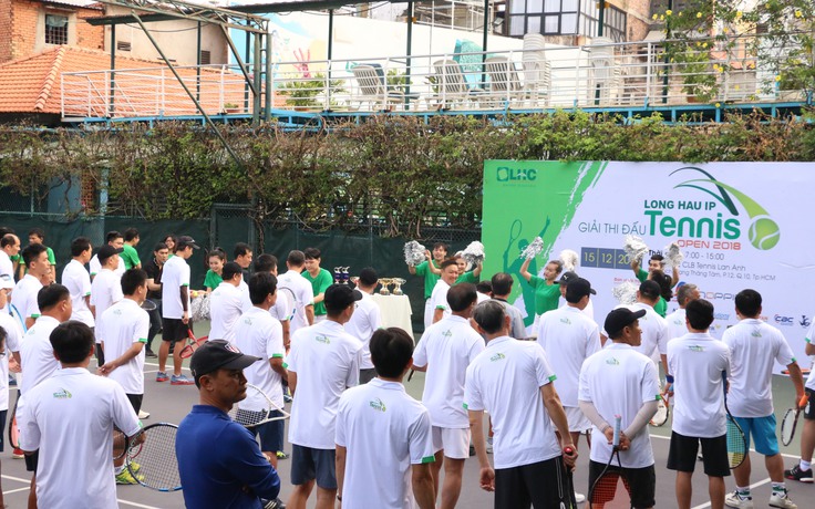 Sôi động Giải quần vợt “Long Hau IP Tennis Open” năm 2018