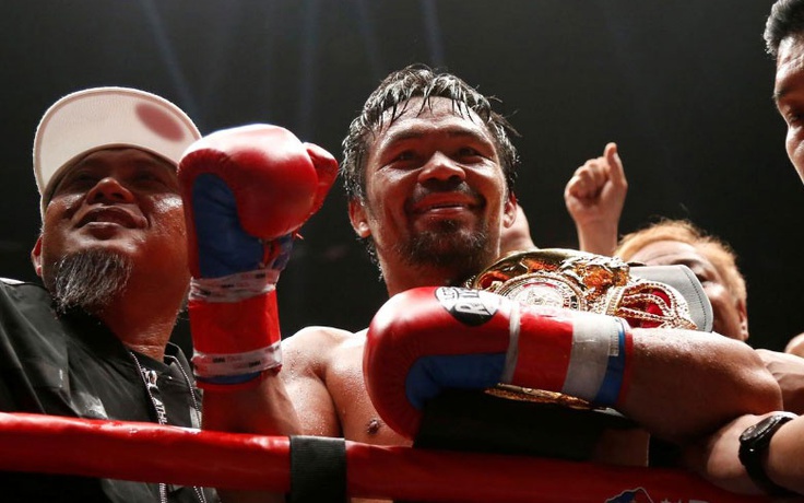 Võ sĩ Manny Pacquiao trở lại võ đài sau hai năm vắng bóng