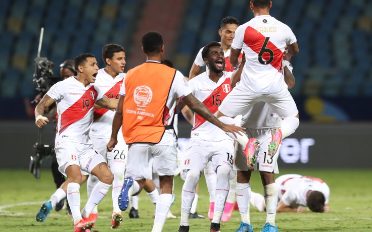 Kết quả Copa Ameria 2021, Peru 3-3 (4-3 luân lưu 11 m) Paraguay: Peru vào bán kết sau loạt đá luân lưu