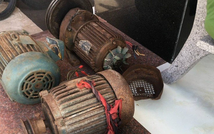 Bình Định: Bắt quả tang 2 kẻ chuyên trộm máy bơm của người nuôi trồng thủy sản