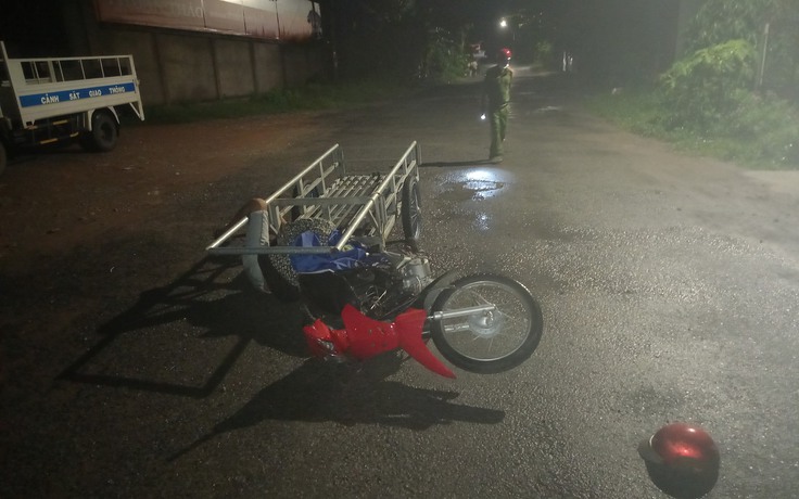 Trà Vinh: Tai nạn hy hữu, áo mưa cuốn vào bánh xe, một người tử vong