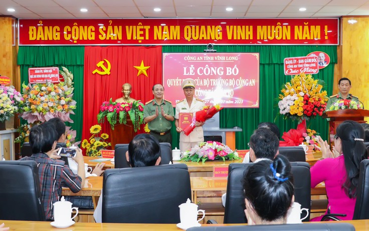 Phó cục trưởng Cục An ninh nội địa làm Phó giám đốc Công an tỉnh Vĩnh Long