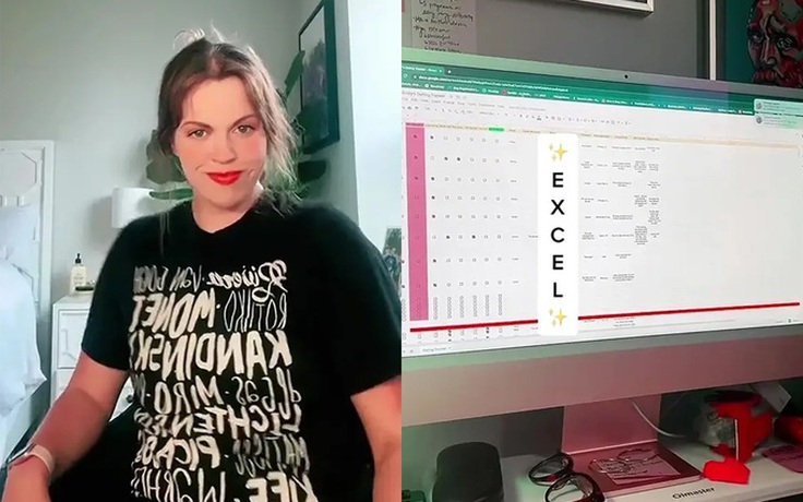Tranh cãi chuyện cô gái lập bảng Excel để ghi nhớ... những người từng hò hẹn