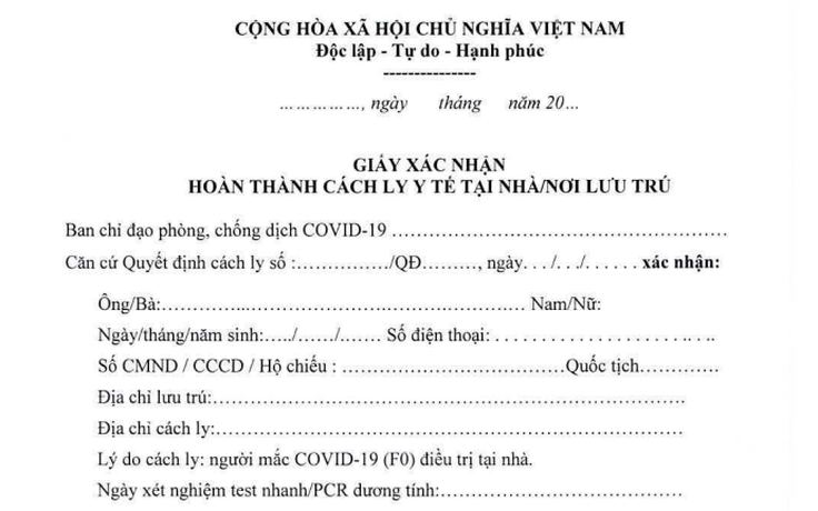 Đề nghị gỡ vướng chính sách, thủ tục quản lý F0 điều trị tại nhà