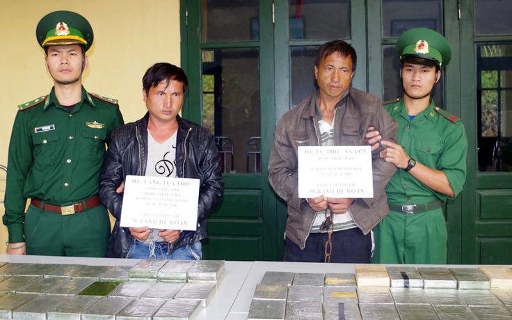 Triệt phá đường dây vận chuyển 69 bánh heroin từ Lào vào Việt Nam