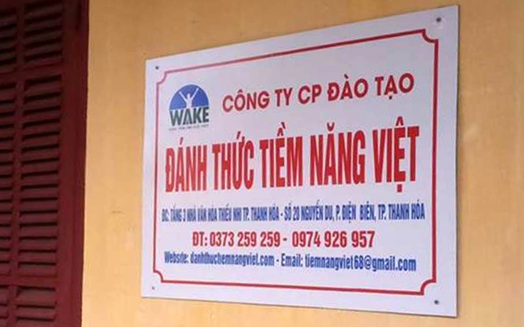 Dừng khóa đào tạo đánh thức não bộ ở Thanh Hóa