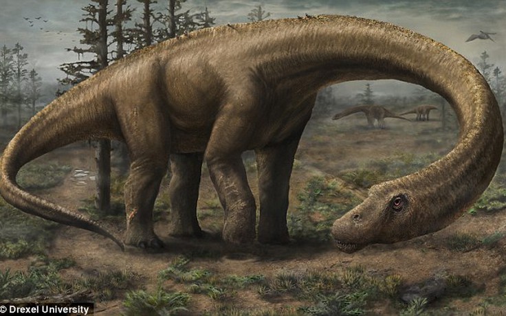 Khủng long Dreadnoughtus cổ dài chỉ nặng 40 tấn
