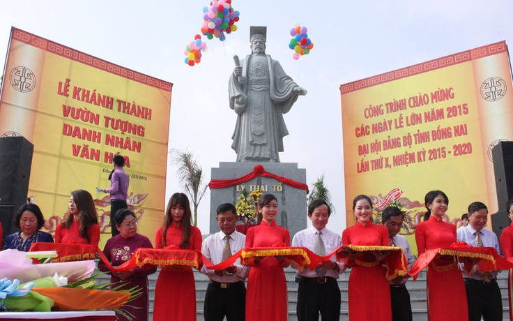 Khánh thành vườn tượng danh nhân văn hóa