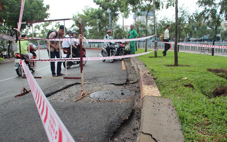 Giếng nước dọc kênh Nhiêu Lộc - Thị Nghè lại phát nổ