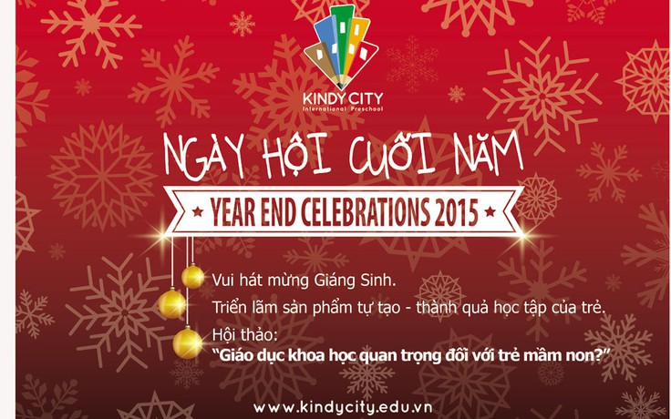 Hoạt động lễ hội và thái độ ghi nhận tại trường mầm non KINDY CITY