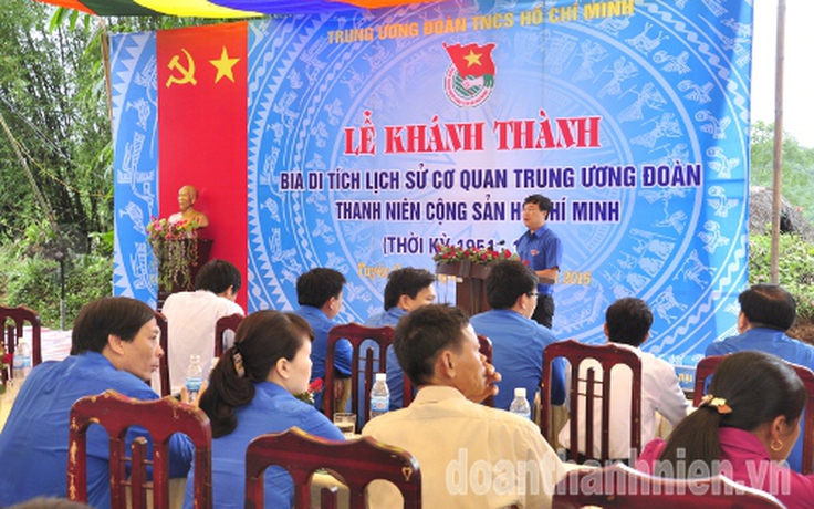 Khánh thành Nhà bia di tích lịch sử cơ quan T.Ư Đoàn