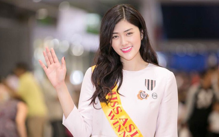 Huỳnh Tiên rạng rỡ về Việt Nam sau khi đăng quang Hoa hậu châu Á tại Úc