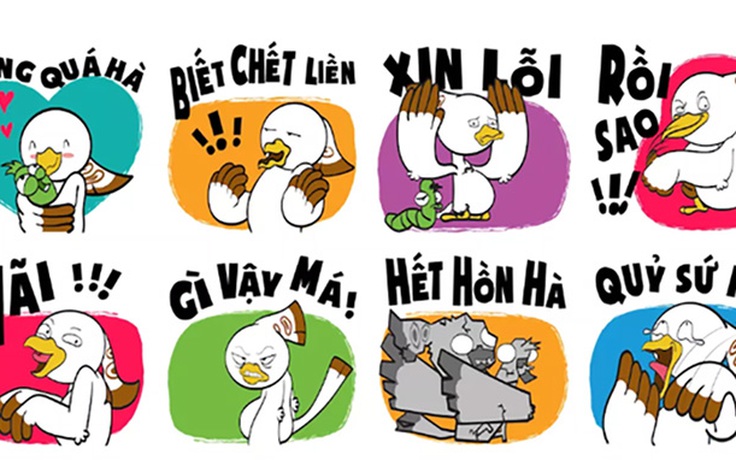 'Té ghế' với biểu tượng cảm xúc Facebook ‘made in Việt Nam’