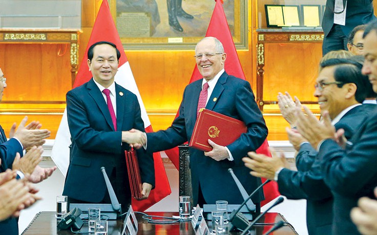 Việt Nam - Peru tăng cường hợp tác nhiều mặt