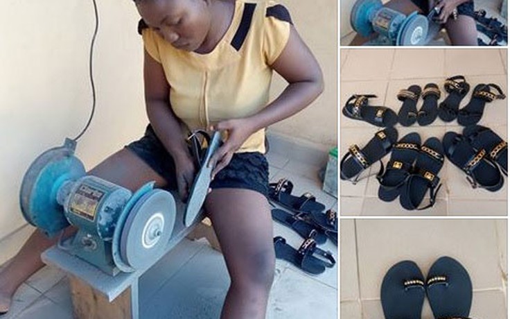 Cô cử nhân sinh học làm thợ đóng giày trở nên nổi tiếng ở Nigeria