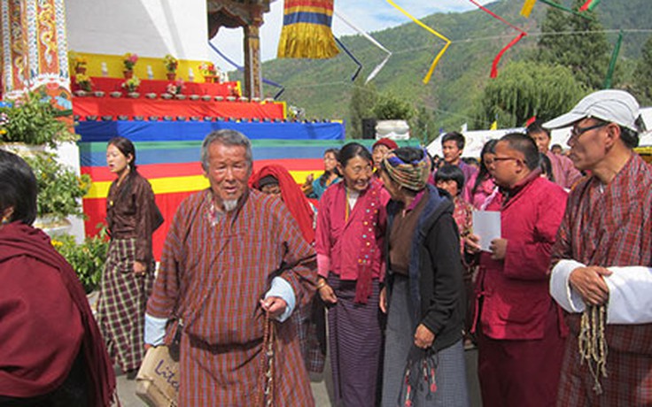 Chiếc áo Gho độc đáo ở Bhutan