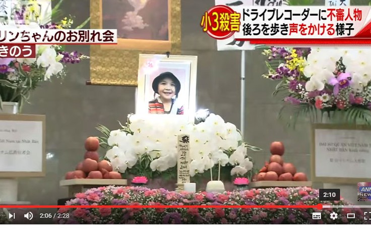 Nhà sư Việt tổ chức lễ cầu siêu cho bé gái Việt bị sát hại tại Nhật