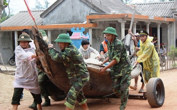 Nổ mìn diễn tập phòng chống mưa bão, 3 người bị thương