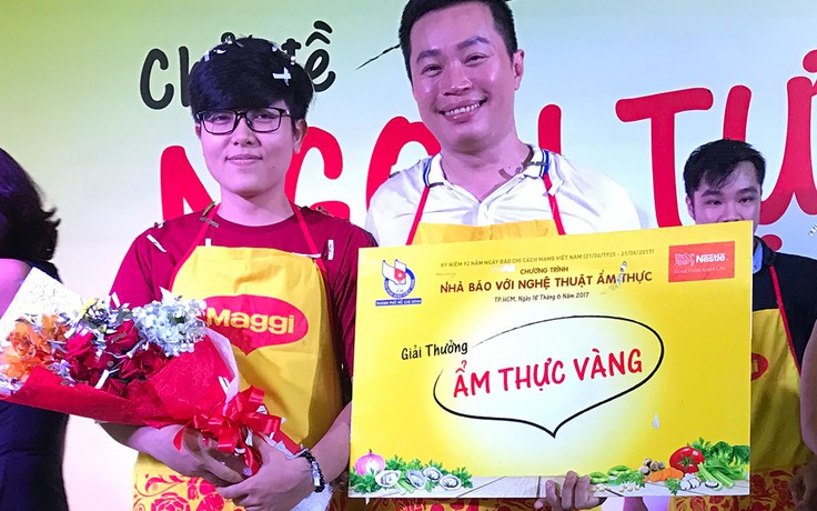 Báo Thanh Niên đoạt giải vàng sân chơi Nhà báo với nghệ thuật ẩm thực