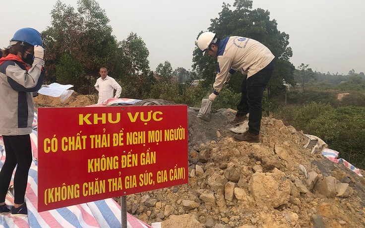 Bộ TN-MT vào cuộc vụ chôn chất thải nguy hại ở Sóc Sơn