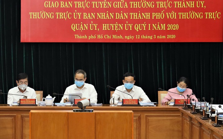 TP.HCM siết họp đông người, tăng họp trực tuyến