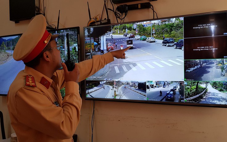 Đà Lạt trích xuất camera an ninh để xử phạt trật tự đô thị, giao thông
