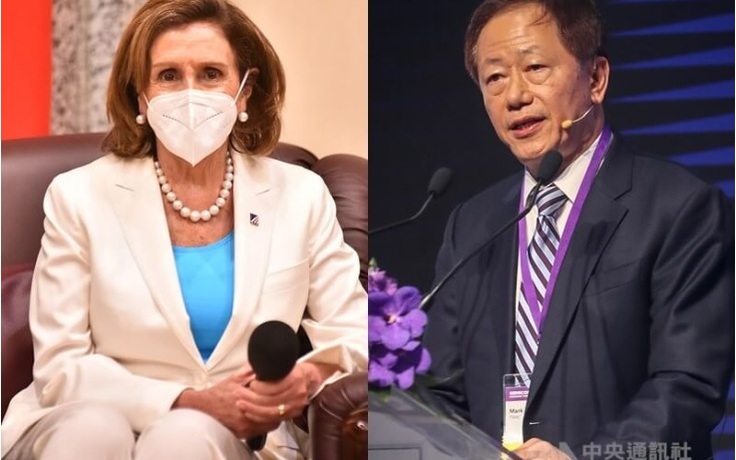 Cuộc họp 'mạo hiểm' giữa bà Nancy Pelosi và chủ tịch TSMC Mark Liu