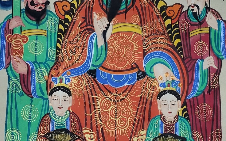 Một nhà sưu tập trao tặng gần 400 tranh dân gian cho Đà Nẵng