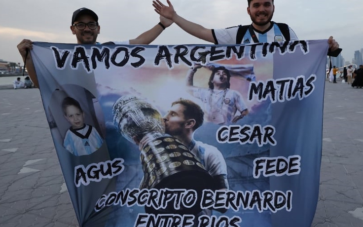 CĐV tuyển Argentina: Buồn ngập tràn nhưng không thôi hy vọng