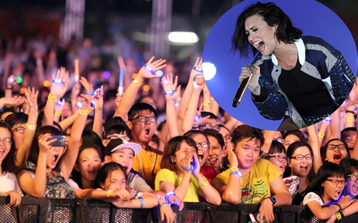 Demi Lovato 'quậy tưng' cùng 50.000 khán giả Việt