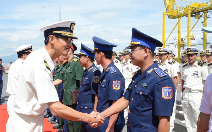 Tàu huấn luyện Kojima Nhật Bản cập cảng Tiên Sa, Đà Nẵng