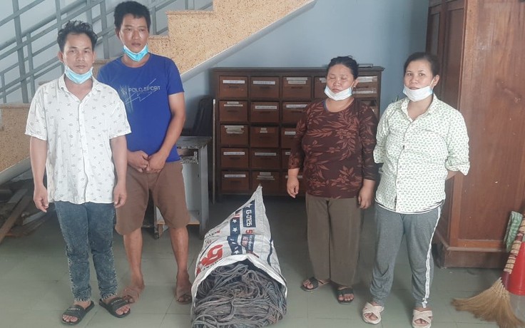 Đà Nẵng: Đôi tình nhân và hai em đột nhập kho trộm hơn 300 kg đồng