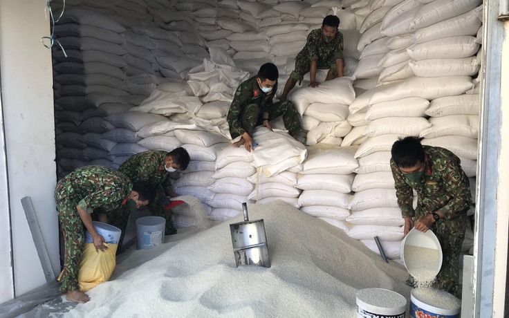 Đà Nẵng: Quân đội đảm bảo tiến độ xuất hơn 1.630 tấn gạo hỗ trợ người dân