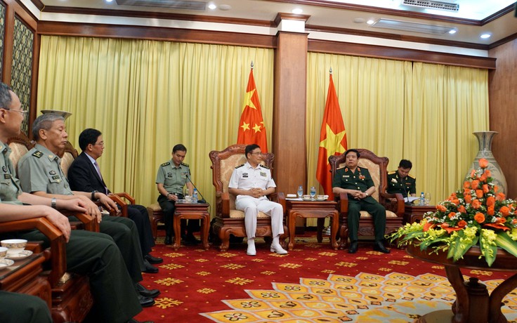 Bộ trưởng Phùng Quang Thanh tiếp đoàn đại biểu Quốc phòng Trung Quốc