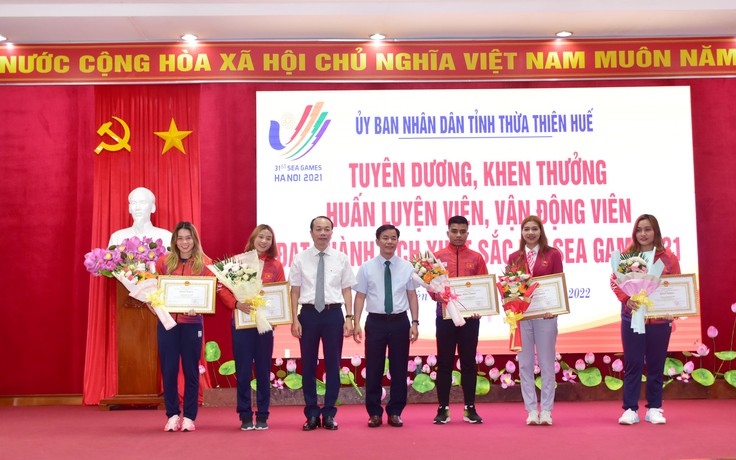 5 VĐV của Thừa Thiên-Huế đều đoạt huy chương tại SEA Games 31