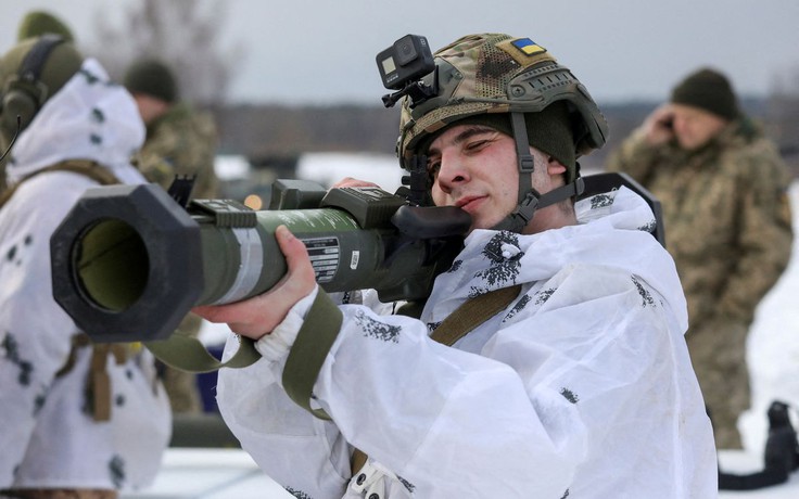 Ukraine tập trận với vũ khí Mỹ